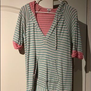 Splendid short sleeved Hoodie